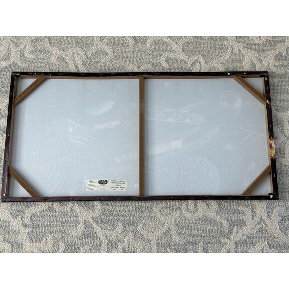 Star Wars Millennium Falcon Canvas Wall Decor Space Ship - Picture 2 of 4